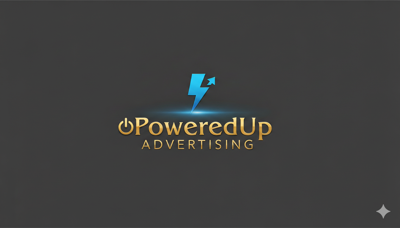 PoweredUp Advertising logo